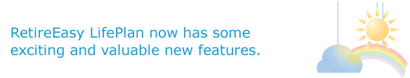 New features on RetireEasy.